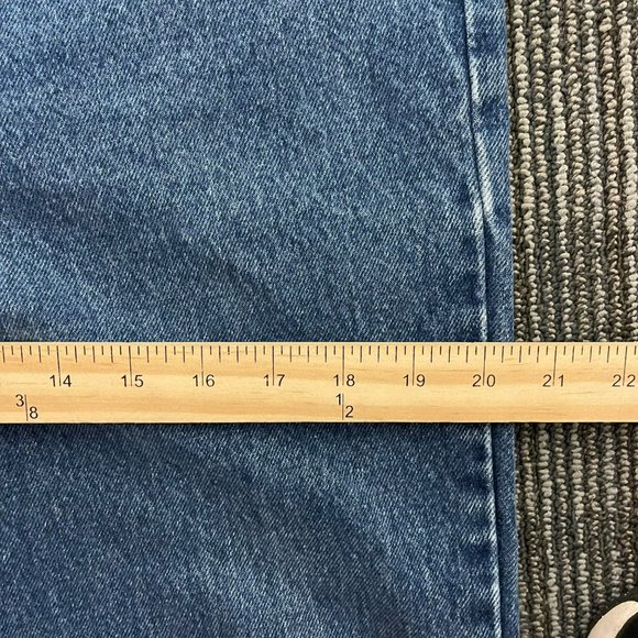 LEE Vintage Distressed Women's High Waisted Rigid Denim Jeans Size 14L - Picture 11 of 13